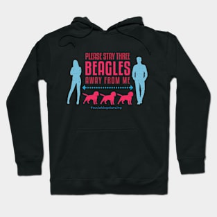 Beagle Social Distancing Guide Hoodie